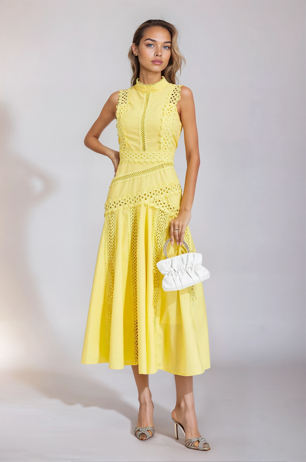 Amanda | Handgefertigtes Premium-Spitzenkleid