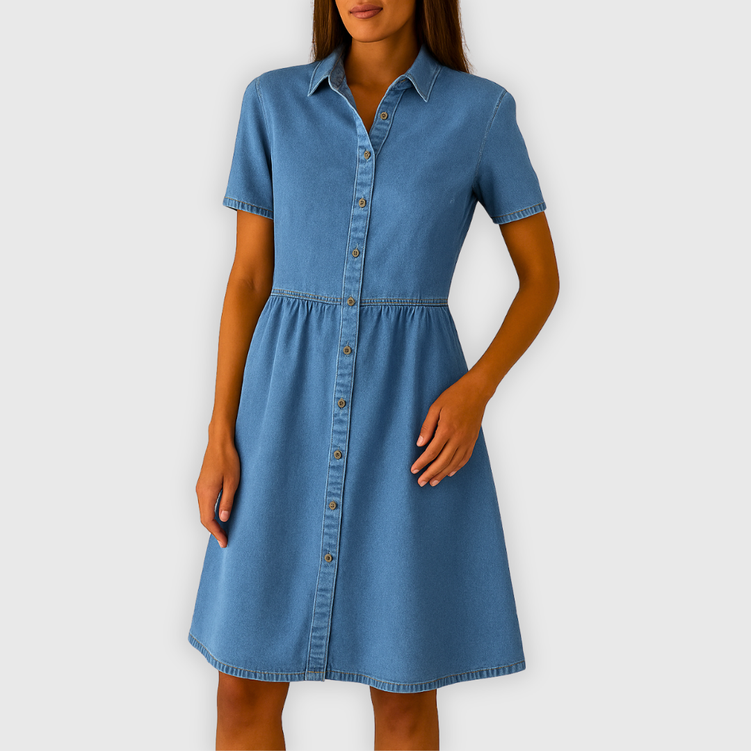 Edna | Lässiges Jeanskleid