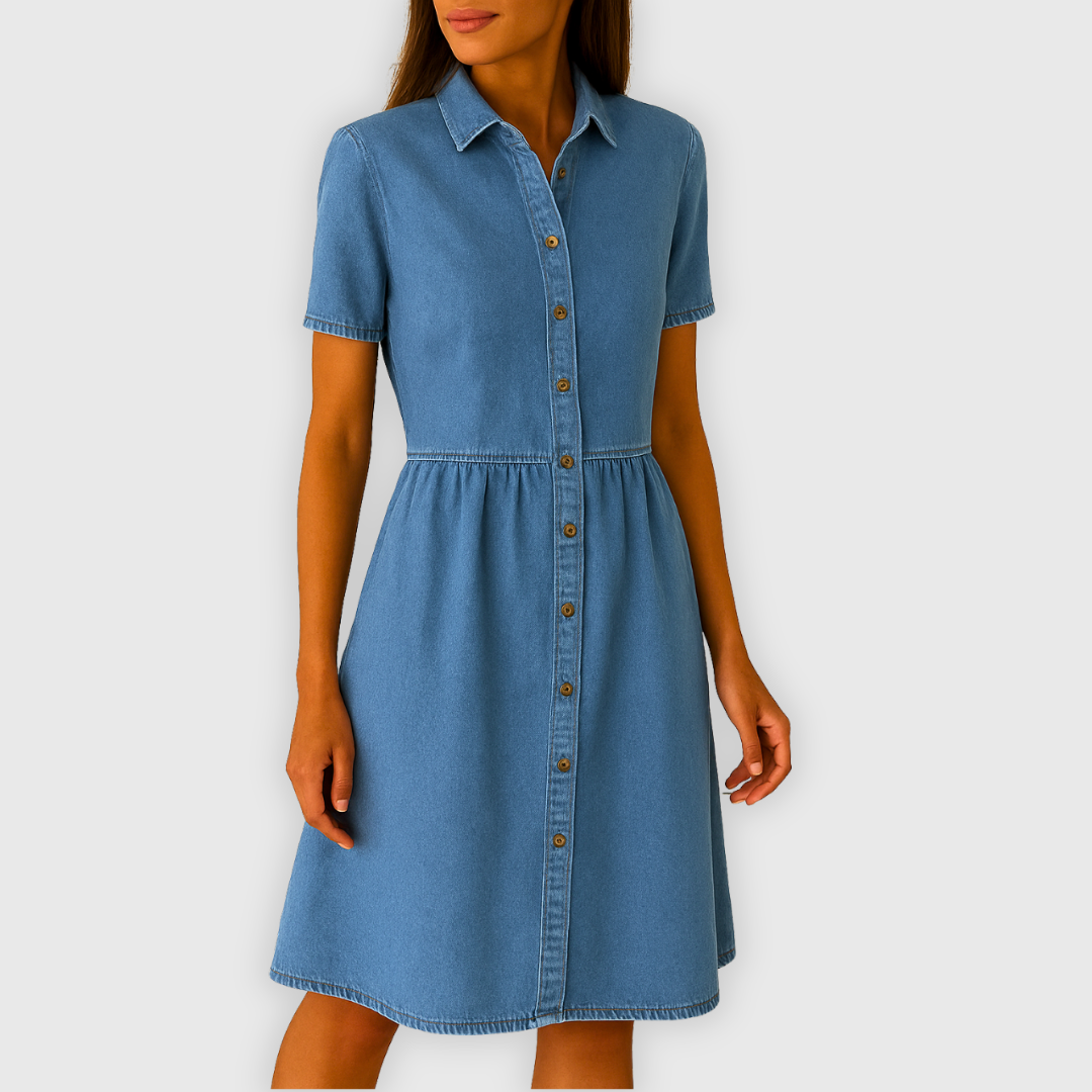 Edna | Lässiges Jeanskleid