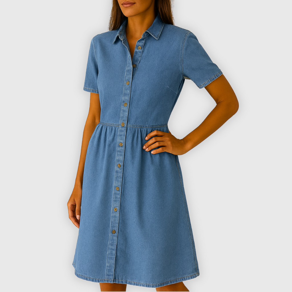 Edna | Lässiges Jeanskleid