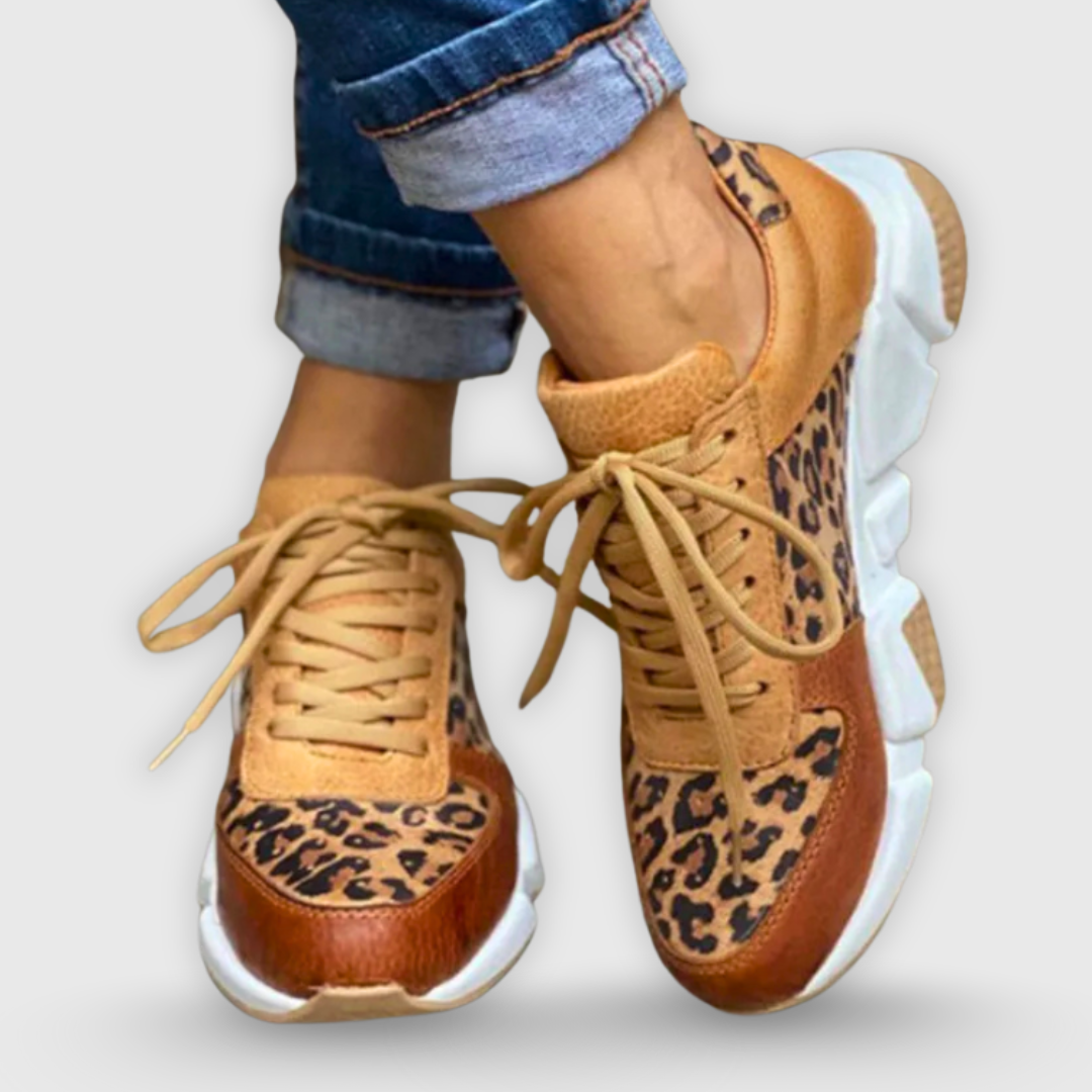 Noelia | Bequeme Leoparden-Sneaker