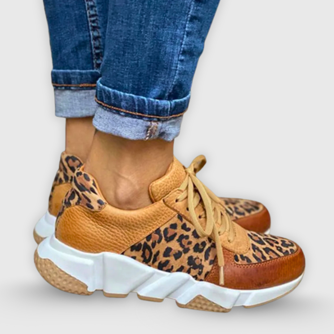 Noelia | Bequeme Leoparden-Sneaker