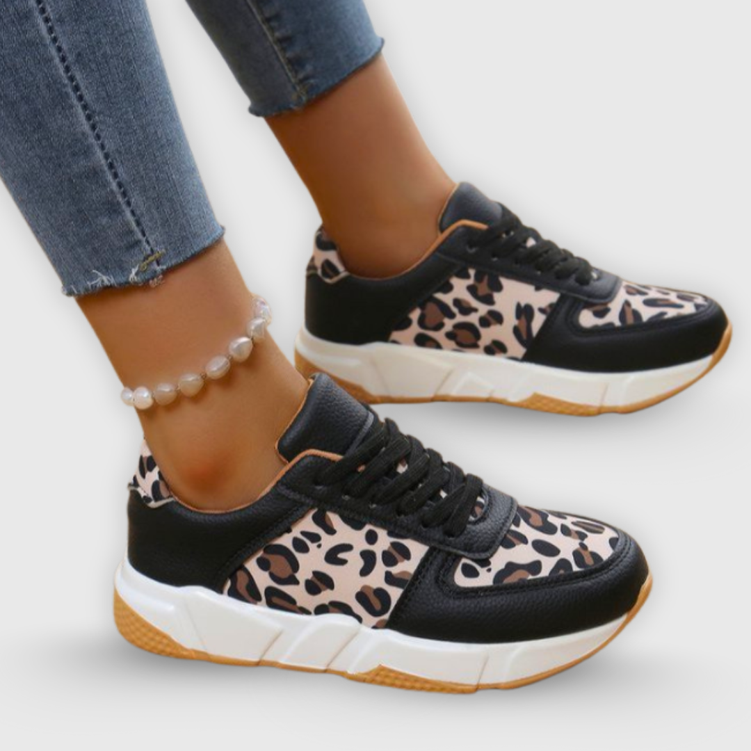 Noelia | Bequeme Leoparden-Sneaker