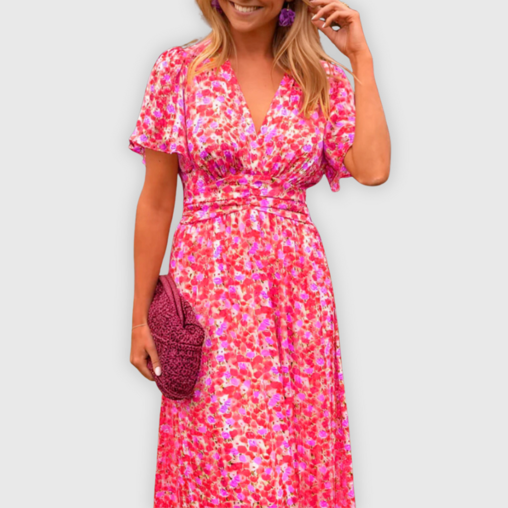 Adele | Sommerkleid mit V-Ausschnitt