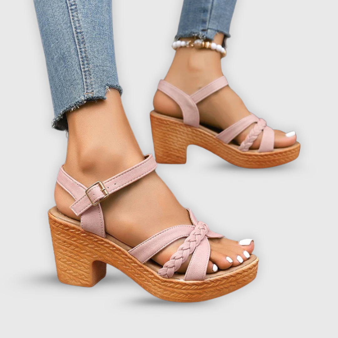 Denise | Premium Geflochtene Sandale