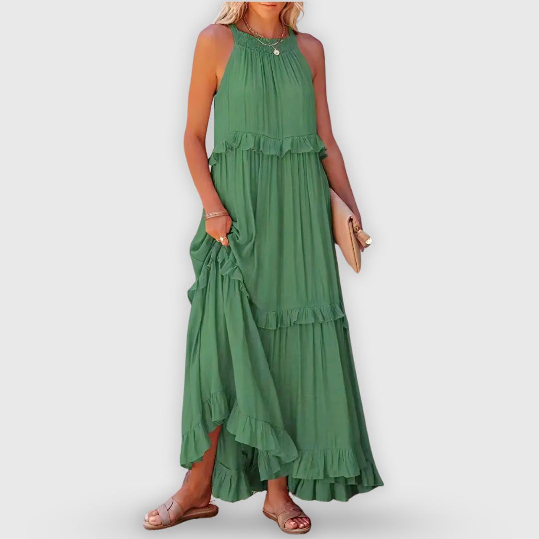 Fiona | Langes Kleid handgefertigt