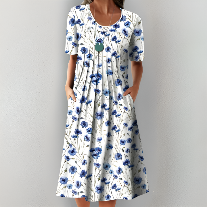 Noemi | Handgefertigtes Blumenkleid