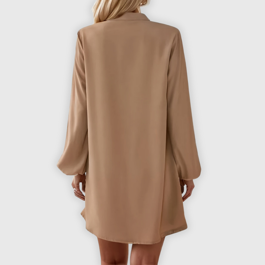 Yailin | Handgefertigte Maxi-Bluse im Kleid-Look