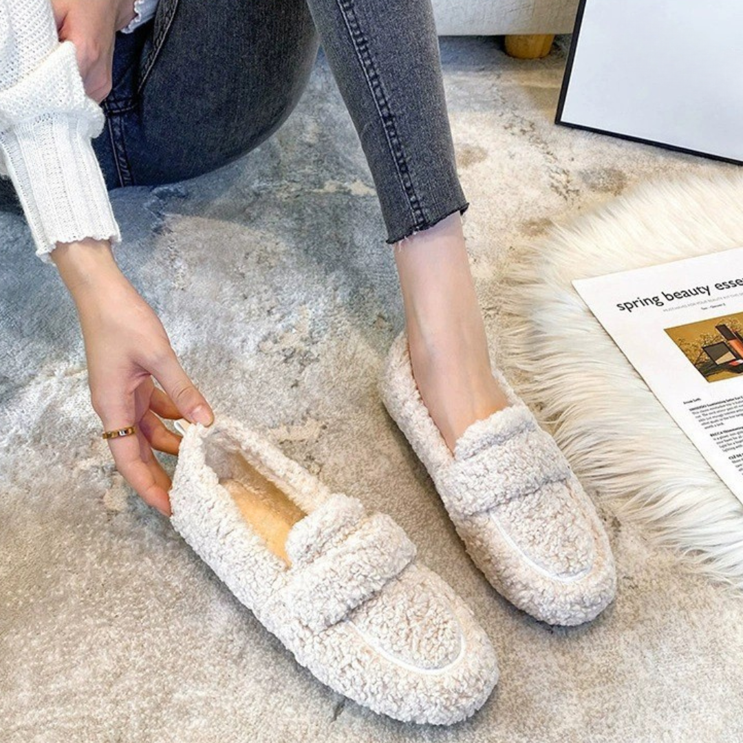 Liliana | Softweiche Sherpa-Loafer