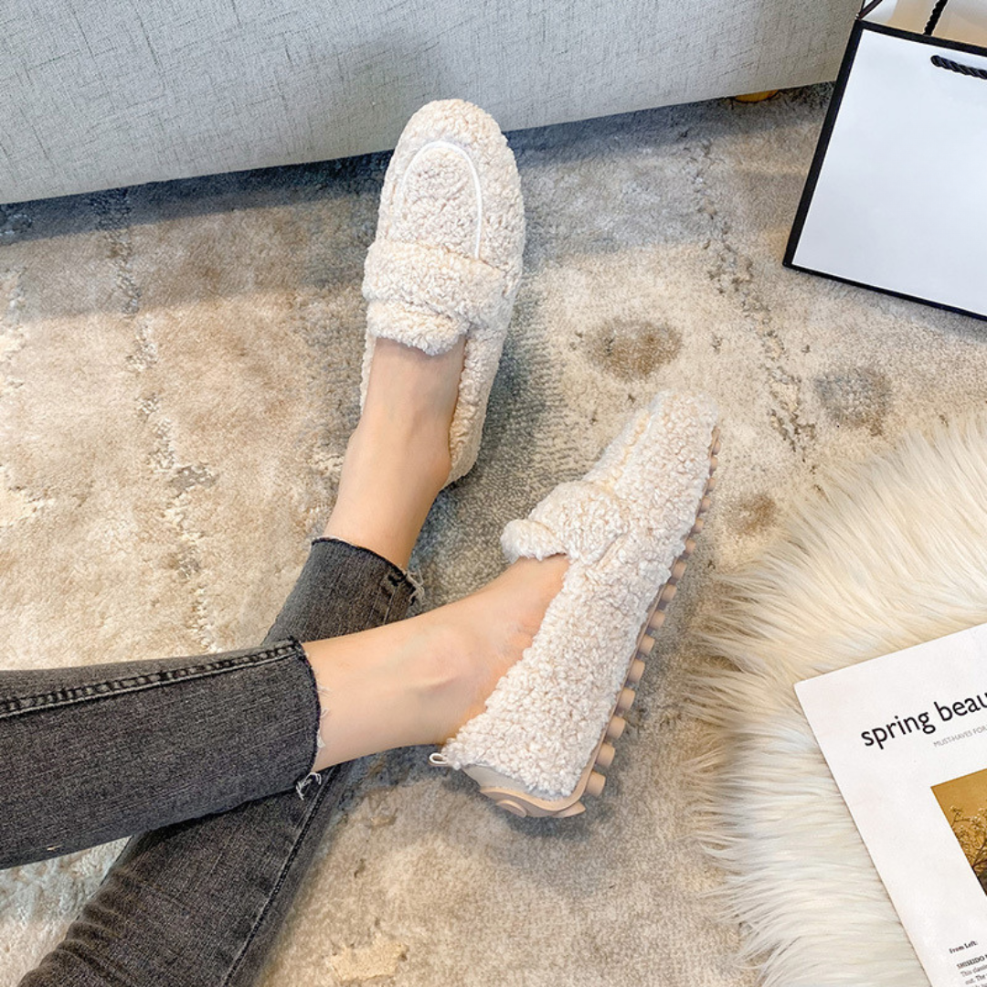 Liliana | Softweiche Sherpa-Loafer