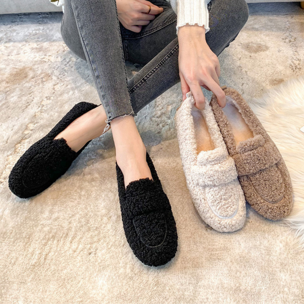 Liliana | Softweiche Sherpa-Loafer