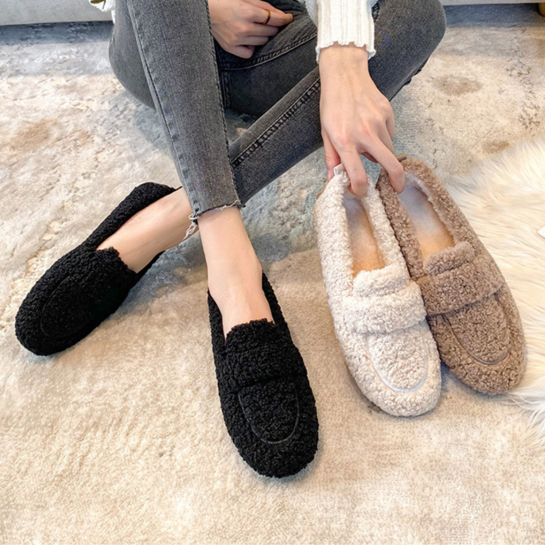 Liliana | Softweiche Sherpa-Loafer