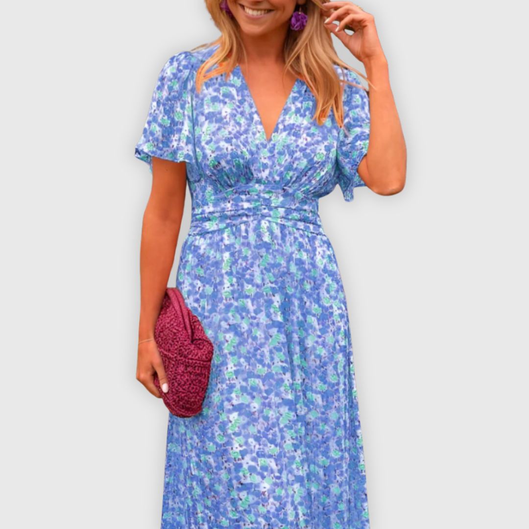 Adele | Sommerkleid mit V-Ausschnitt