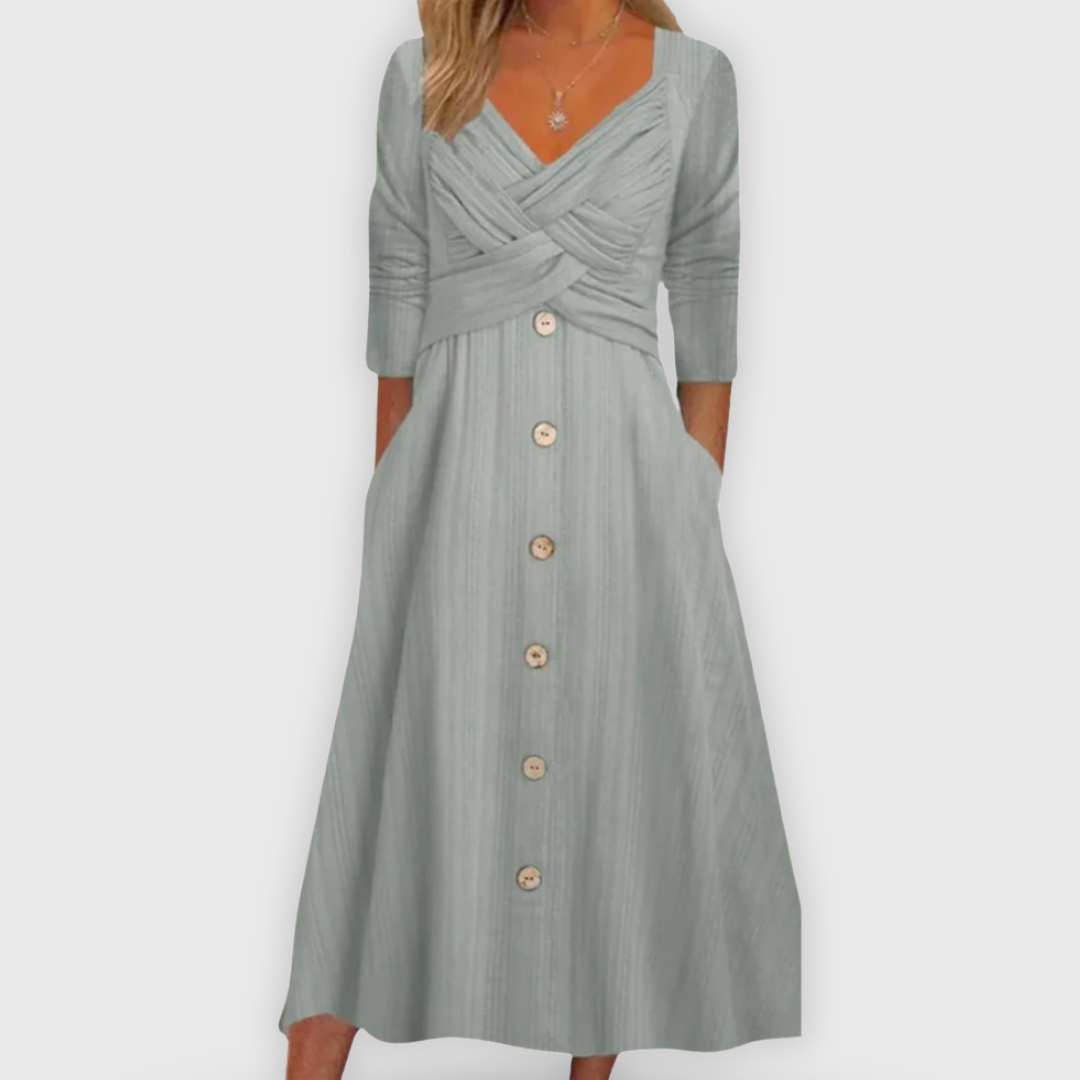 Elsa | Elegantes Kleid mit Bauchkaschierung