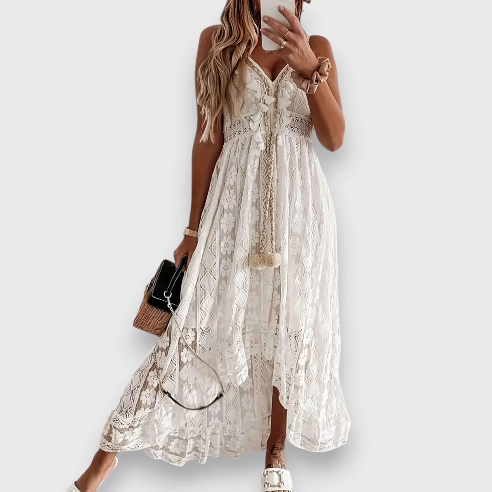 Flora | Maxikleid mit Premium-Details