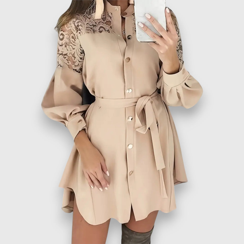 Camilla | Kleid handgefertigt mit Spitze