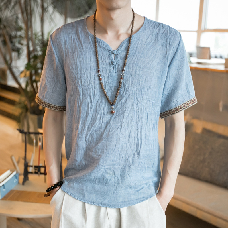 Keiando - Men's Summer Linen Shirt