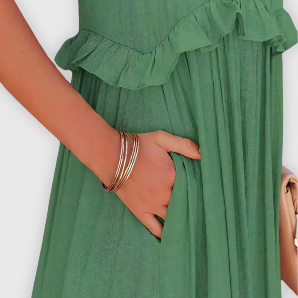 Fiona | Langes Kleid handgefertigt