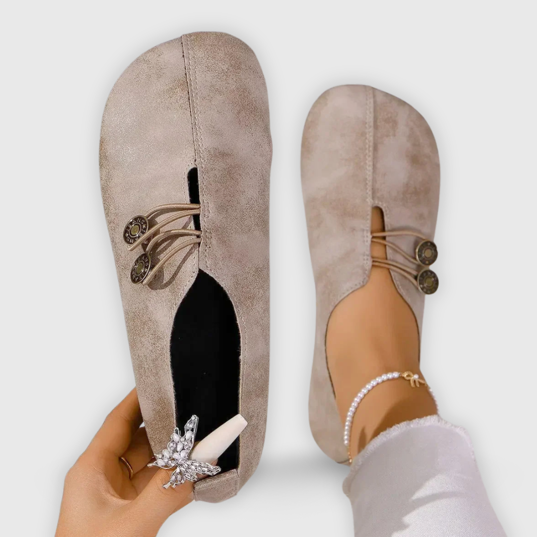 Petra | Handgefertigter Wildleder-Mokassin