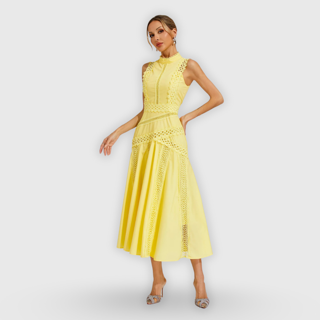 Giada | Kleid aus handgefertigter Spitze