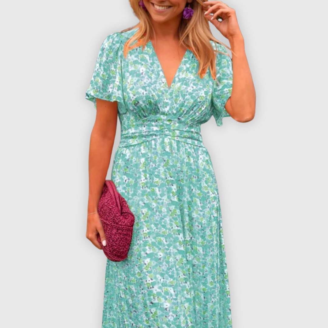 Adele | Sommerkleid mit V-Ausschnitt