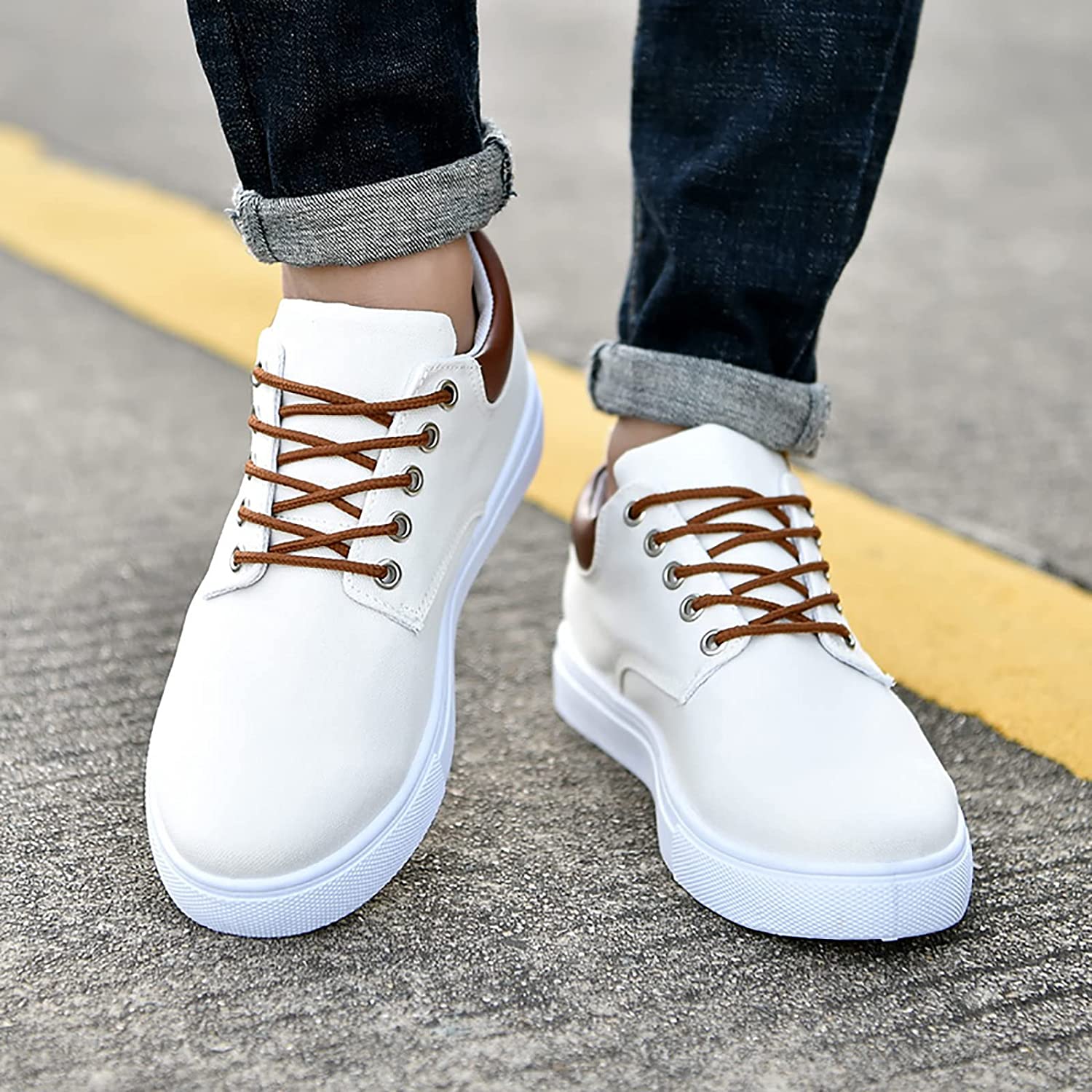Herren Canvas Sneaker mit Schnürung und rutschfester Sohle