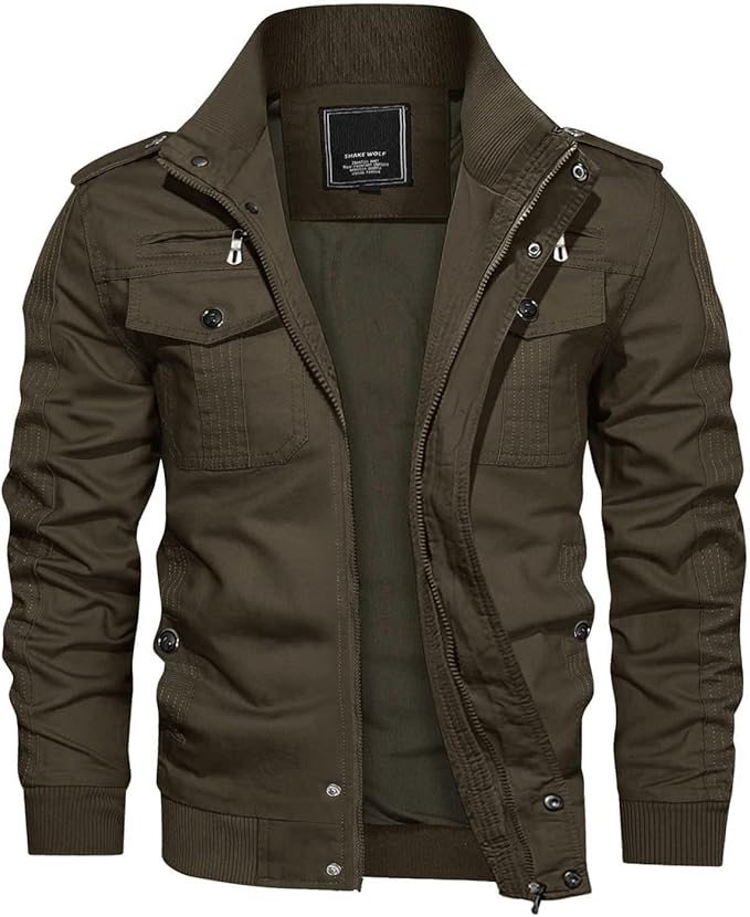 Matteo | Klassische Bomberjacke aus Baumwolle für Herren