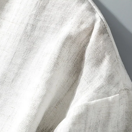 Calvin Linen Short-Sleeve Button-Up Shirt