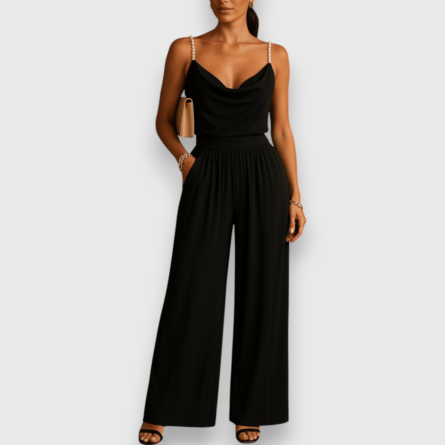 Ilona | Premium Jumpsuit ohne Ärmel