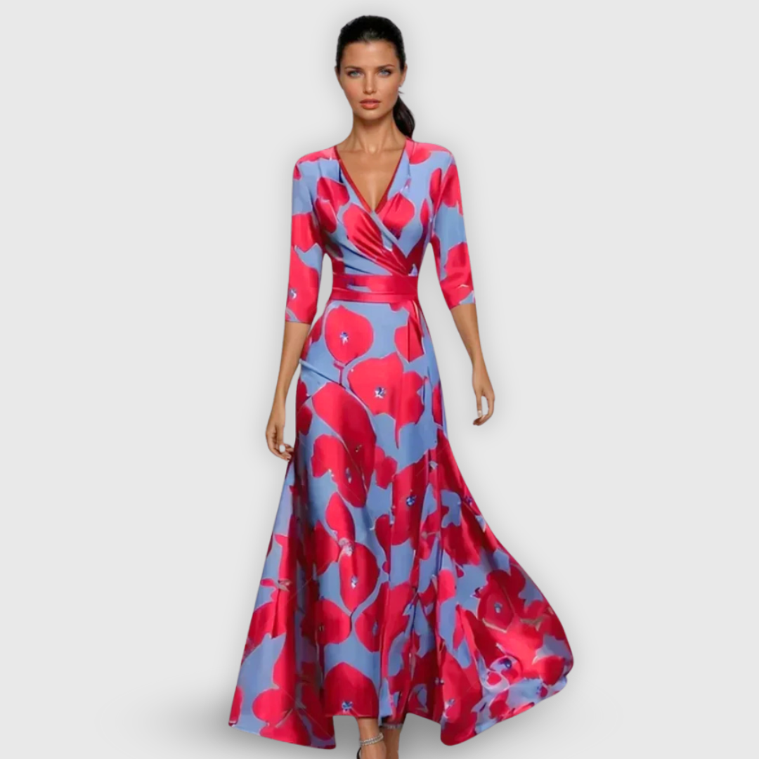 Zara | Stilvoller Wickelrock mit Blumenmuster