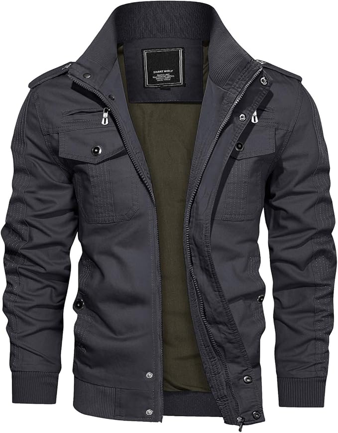 Matteo | Klassische Bomberjacke aus Baumwolle für Herren