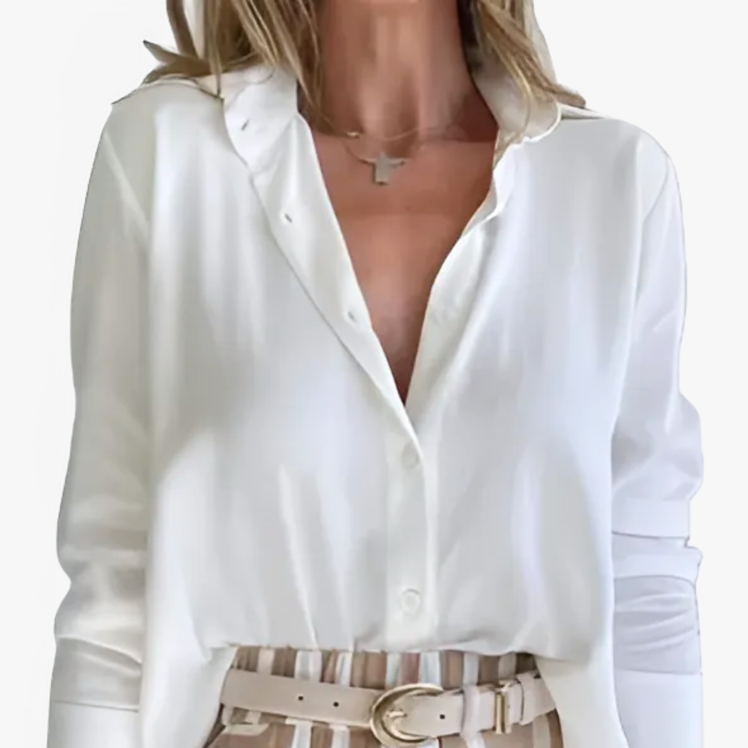 Isabella | Stilvolles Set aus Leinenhose und Bluse