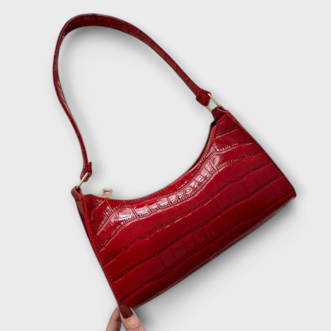 Léora. Glänzende Ledertasche