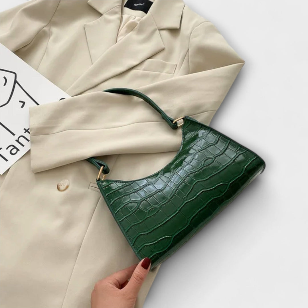 Léora. Glänzende Ledertasche