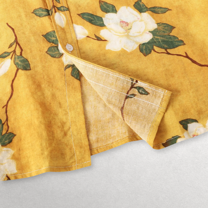 Island Time Short-Sleeve Button-Up Shirt