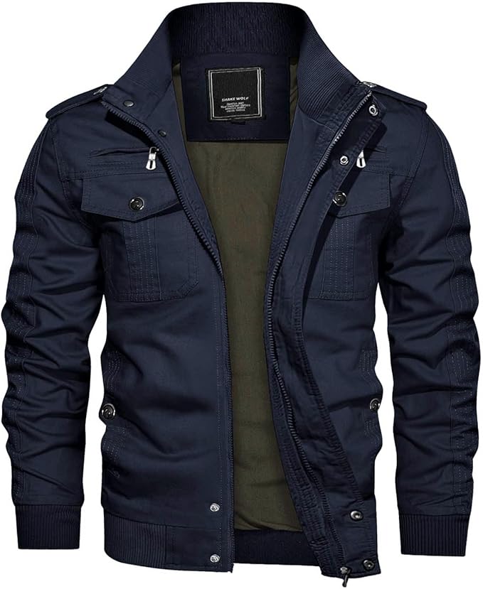 Matteo | Klassische Bomberjacke aus Baumwolle für Herren