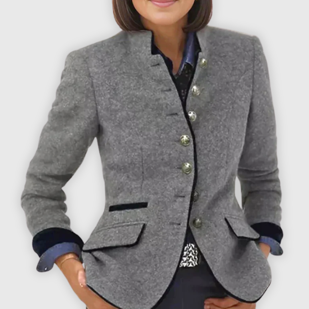 Sara | Elegante Kurzjacke mit Taschen