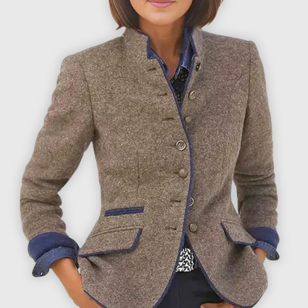 Sara | Elegante Kurzjacke mit Taschen