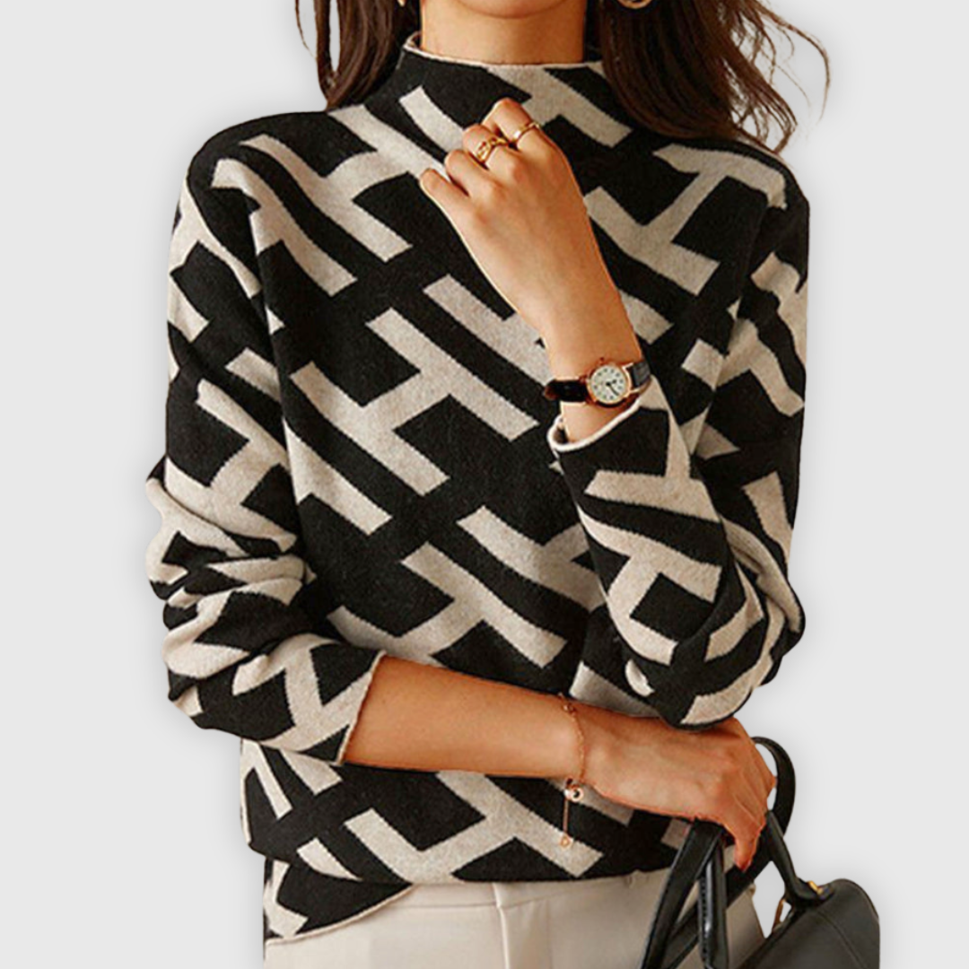 Jessy | Eleganter Rollkragenpullover