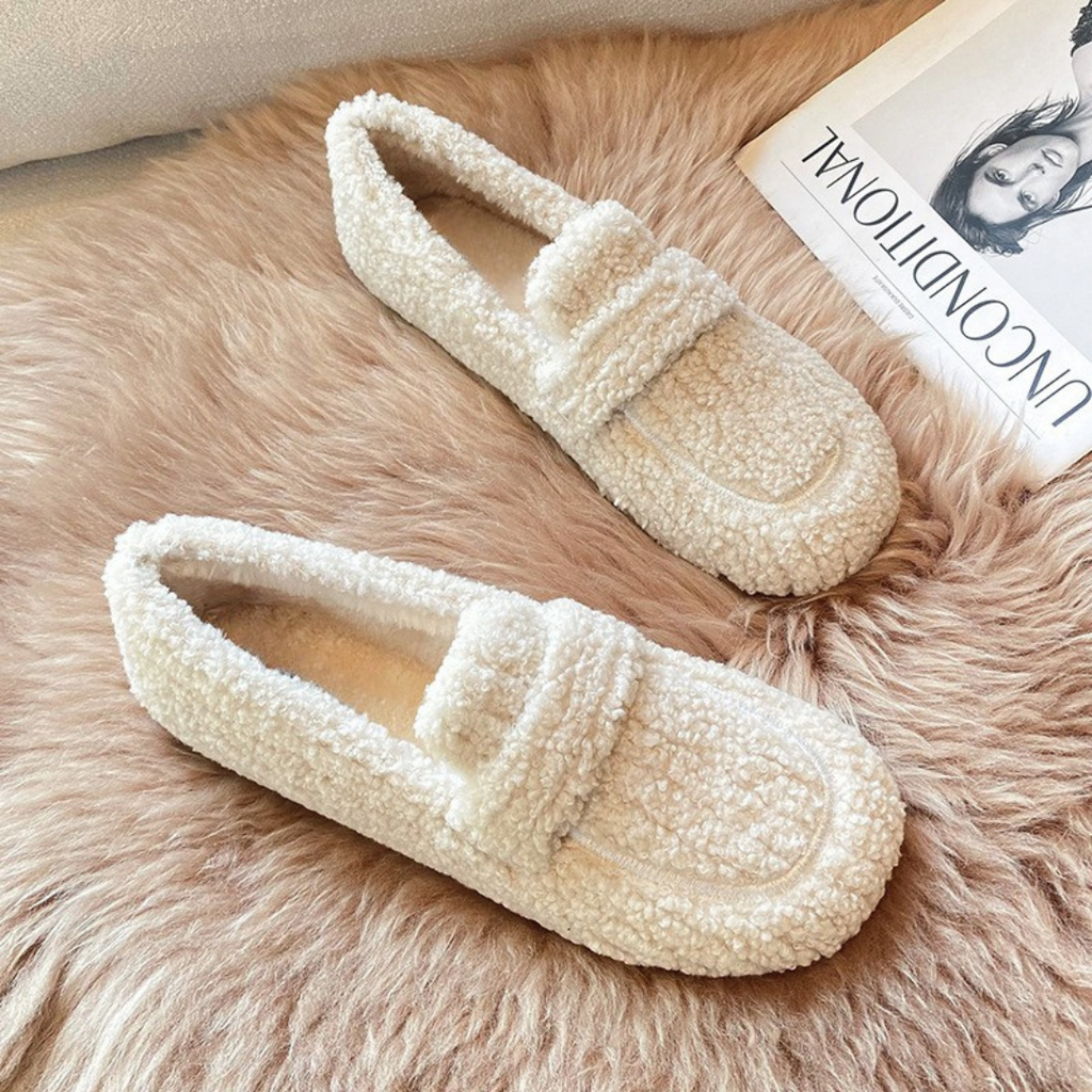 Liliana | Softweiche Sherpa-Loafer
