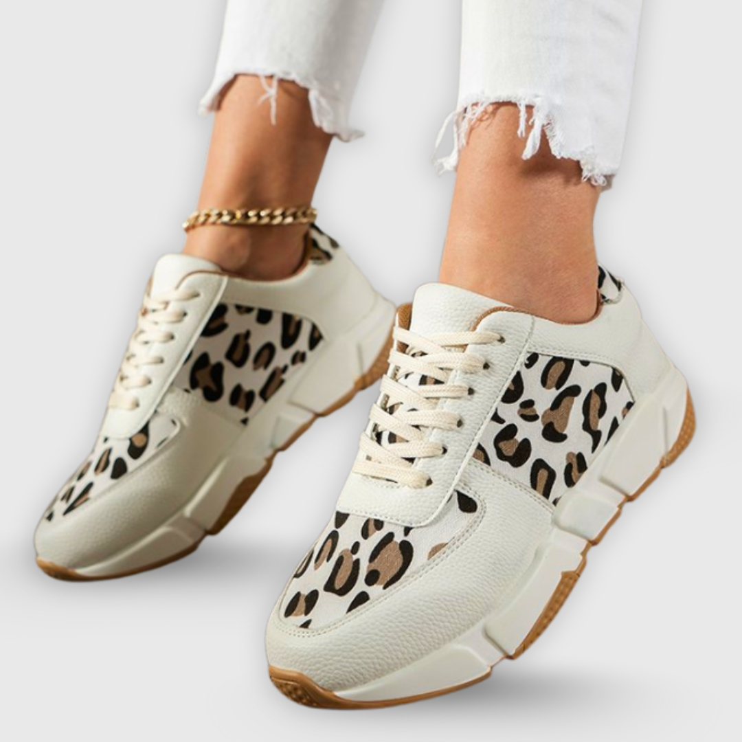Noelia | Bequeme Leoparden-Sneaker
