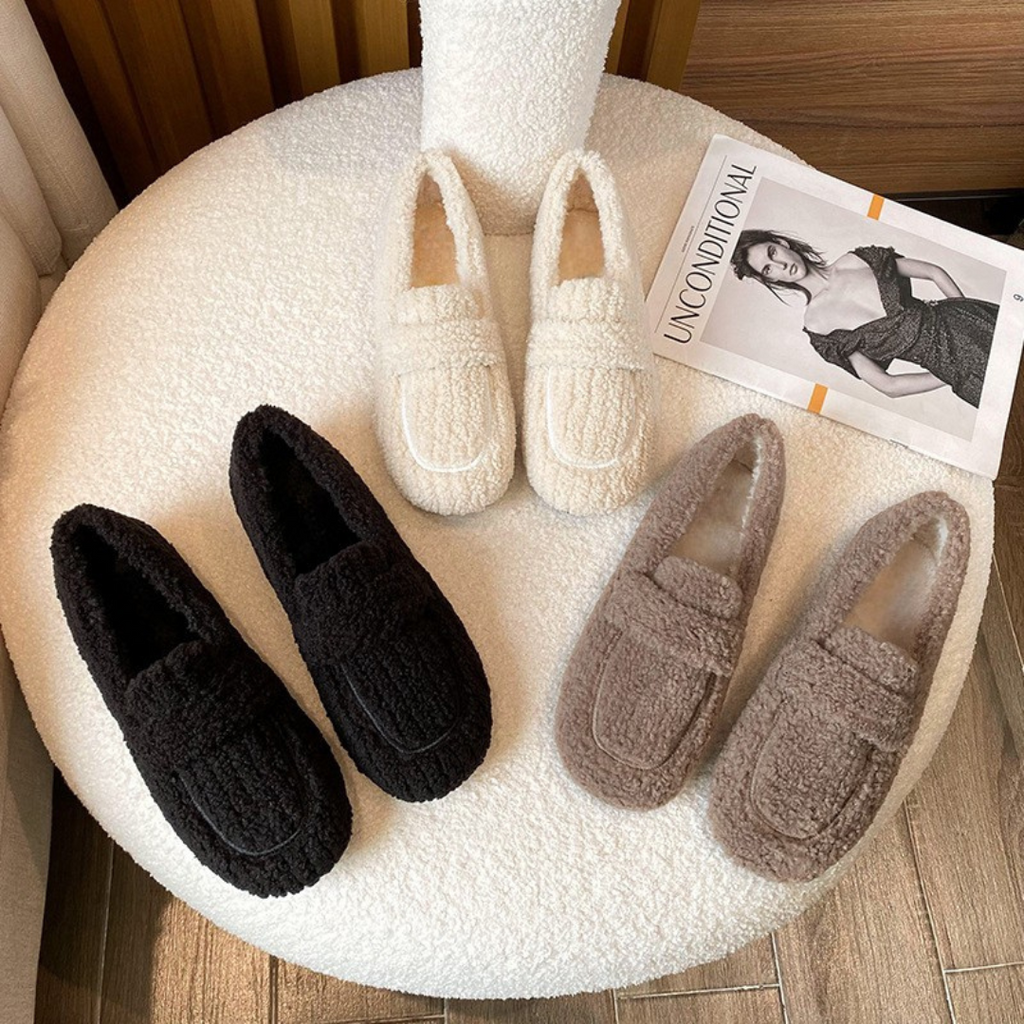 Liliana | Softweiche Sherpa-Loafer