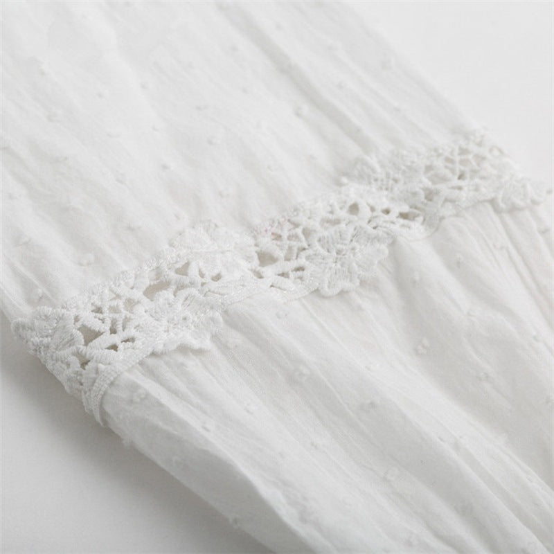 Miriam | Bestickte Bluse mit langen Ärmeln