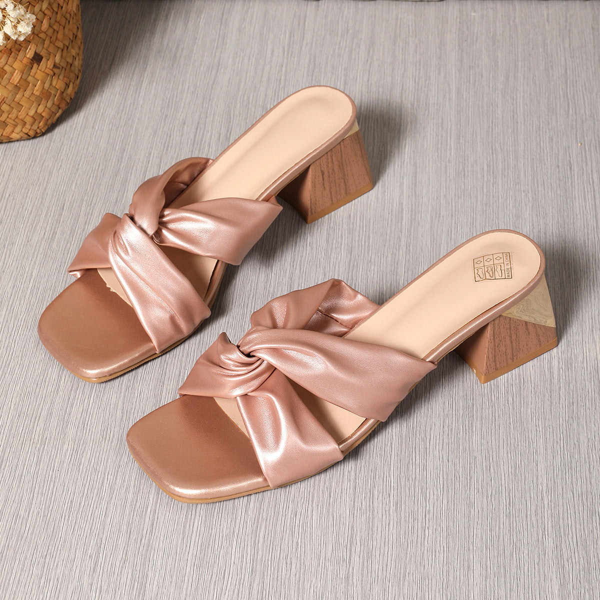 Alba | Premium-Sandalette aus Satin Handgefertigt
