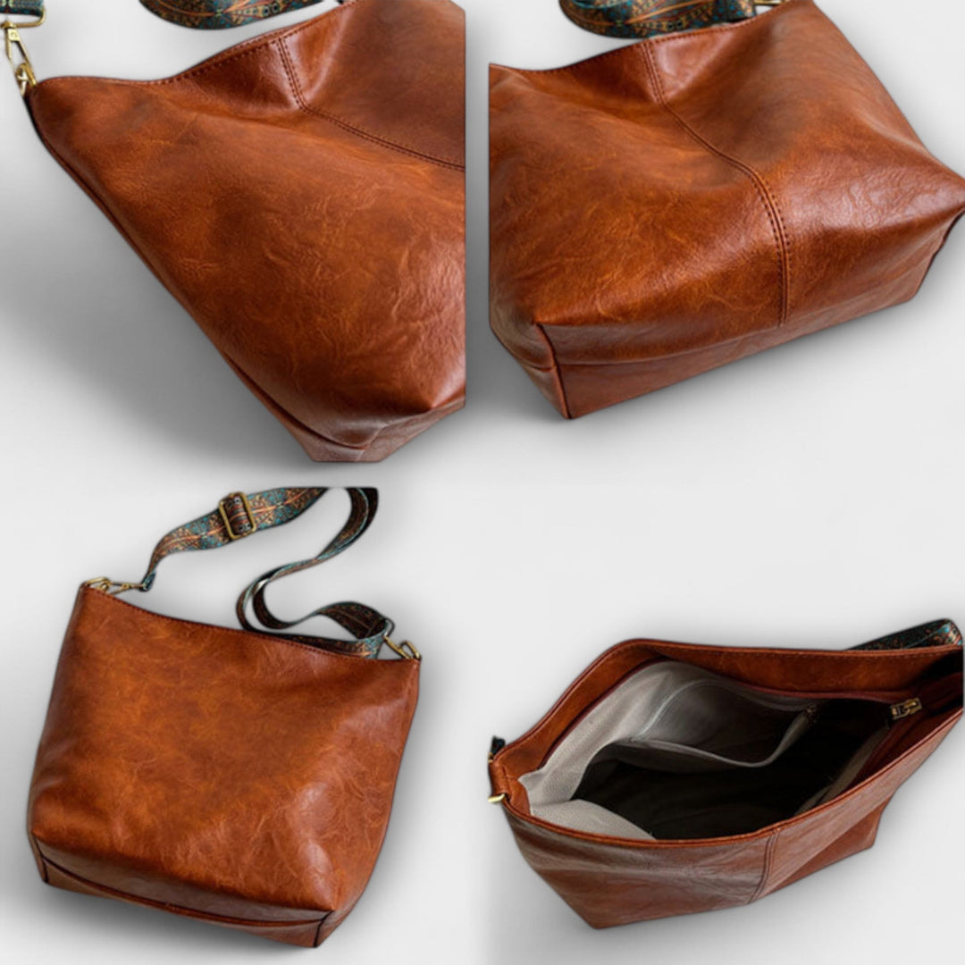 Léora. - Elegante Vintage-Handtasche