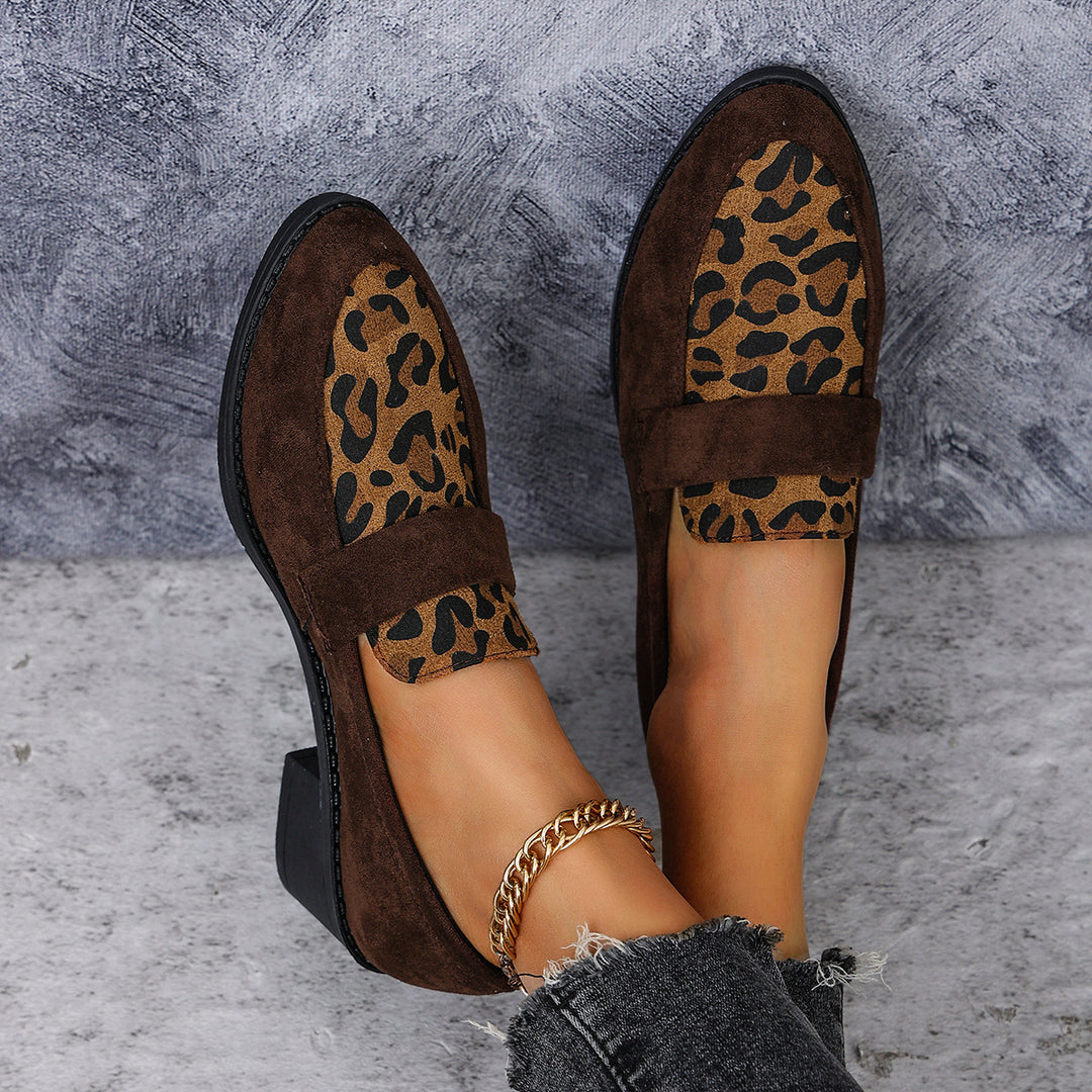 Raffaella | Handgefertigte Premium-Loafer im Animal-Look