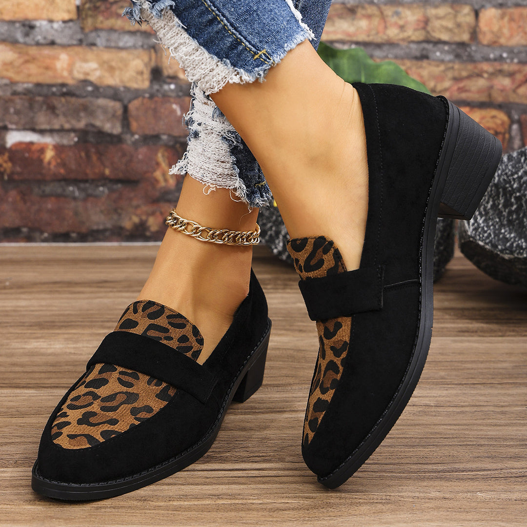 Raffaella | Handgefertigte Premium-Loafer im Animal-Look