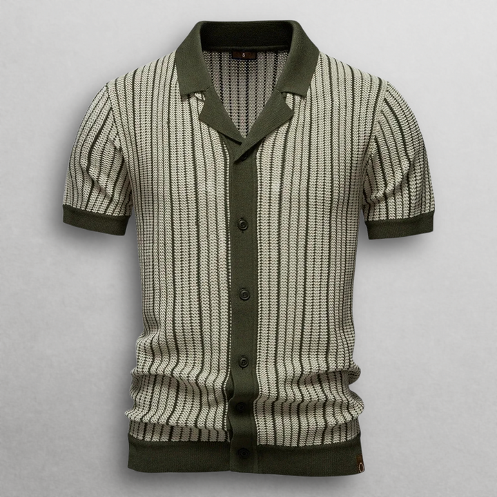 Sandro Classic Stripe Knit Polo