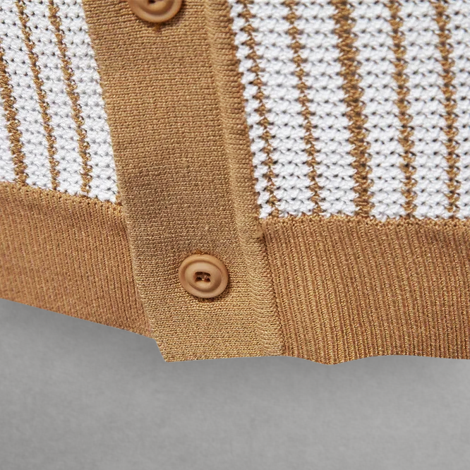 Sandro Classic Stripe Knit Polo