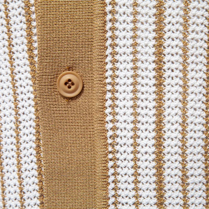 Sandro Classic Stripe Knit Polo